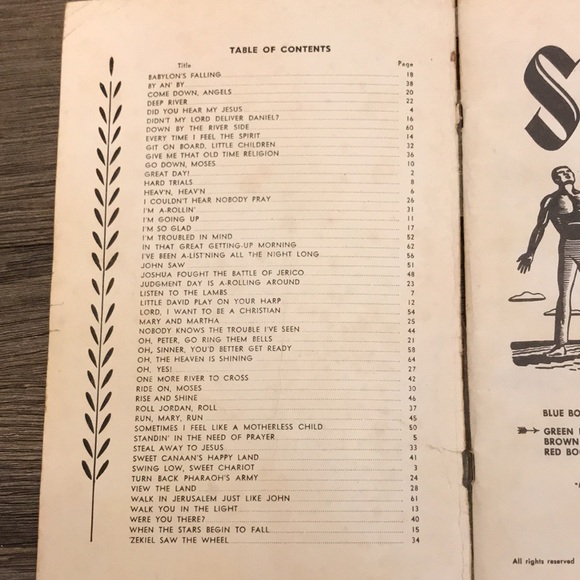 Vintage song book bundle 1940’s old favorites spirituals American 4 books - Picture 14 of 16